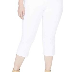 NYDJ Jeans Womens 26W Capris Release Hem Skinny Plus Size Stretch